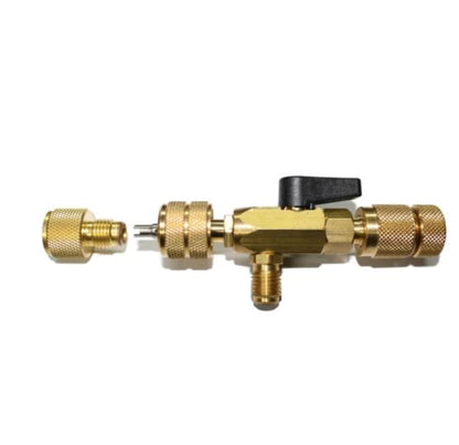 ELANMAX bypass core removal valve R22, R410 combination