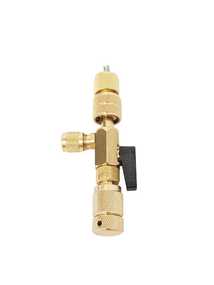 ELANMAX bypass core removal valve R22, R410 combination