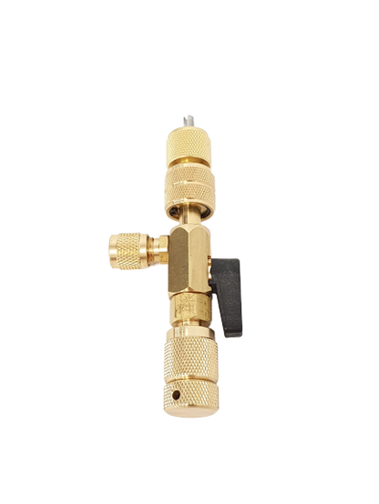 ELANMAX bypass core removal valve R22, R410 combination